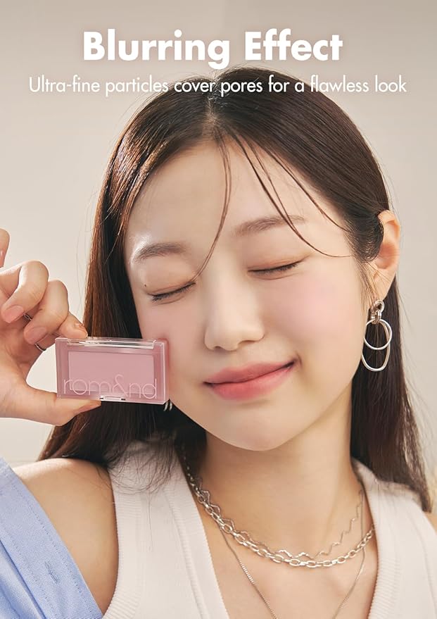 [rom&nd] NEW Better Than Cheek 9 colors | Soft and Fluffy Cheek | Soft Matte Finish | Long-lasting Blush | My Cheek But Better | Natural Cheek | Natural-beauty | Blush for Daily Use | K-beauty Blush, Blusher, MCBB, MLBB | 5.5g/0.2oz (C01 PEACH CHIP)