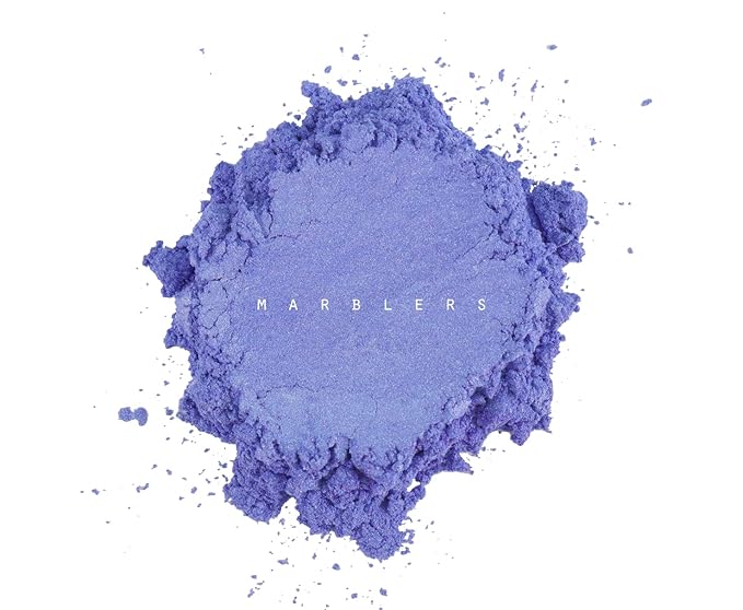 MARBLERS Fine Natural Mica Powder [Eggshell Blue] 0.11oz (3g) | Highly Pigmented | Non-Toxic, Vegan, Cruelty-Free | Eyeshadow, Body Butter, Nail Polish, Nail Art | Party, Body, Face Makeup