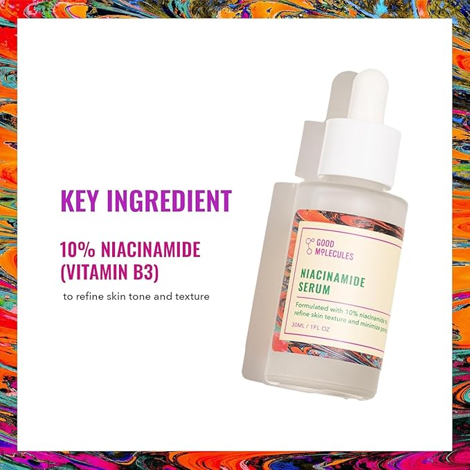 Good Molecules Niacinamide Serum Pack 3 – 30 ml Each (Total 90 ml) | 10% Niacinamide Serum to Target Blemishes, Uneven Skin Tone & Enlarged Pores