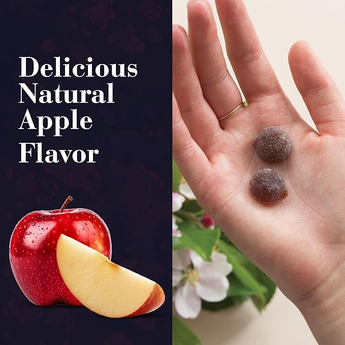 NEW NORDIC Hair Volume Gummies, 2500 mcg Biotin, Daily Hair Vitamins Supplement to Support Hair Skin & Nails, Vegan, 60 Count (Pack of 3)