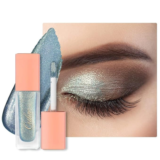 Oulac Eyeshadow Liquid Eyeshadow Multi-Usage Liquid Glitter Eyeshadow&Eyeliner Highly Pigmented, One-Swipe Coverage Long Lasting with No Creasing Formula Vegan&Cruelty-Free