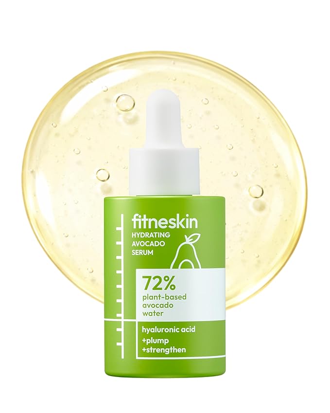 Hydrating Avocado Serum, 1 Fl Oz (30ml) Avocado Fruit Water + Vitamin B3 (Niacinamide) & Hyaluronic Acid –Glow + Barrier Support, Fragrance-Free,Vegan, Dermatologist-Tested Korean Skincare.