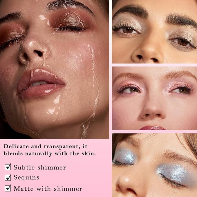 SUAKE Nude Pink Eyeshadow Palette, Matte & Shimmer, High Pigmented 12 Colors Brown Purple Eye Shadow Primers for Eye Makeup, Korean Powder Palet de sombras de ojos (05-Aurora Candy)