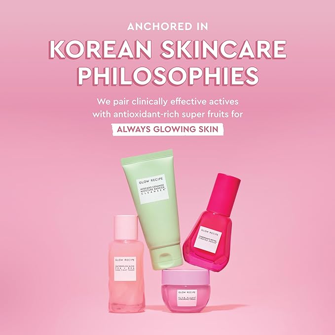 Glow Recipe Blueberry Bounce, Korean Exfoliating Face Wash, Travel Size, Double Cleanse Foaming Cleanser, Makeup Remover + Clarifying Mask, Gentle AHA + Hyaluronic Acid, Sensitive Skin, Vegan (30ml)