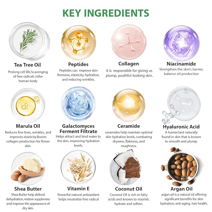 Valentines Day Gifts for Women, 55Pcs Tea Tree Face Sheet Mask Pack, Skin Care Set, Self Care Kit, Hydrogel Jelly Mask, Eye Gel, Under Eye Patches, Facial Serum Set, Christmas, Birthday, Mother Day
