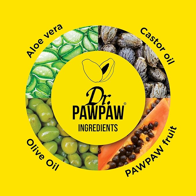 Dr. PawPaw Multipurpose Soothing Tinted Balm - Lip Balm for Lips, Cheeks, Eyes – Tinted Lip Balm - Lip Moisturizer with Pawpaw - Ultimated Red - 0.84 oz