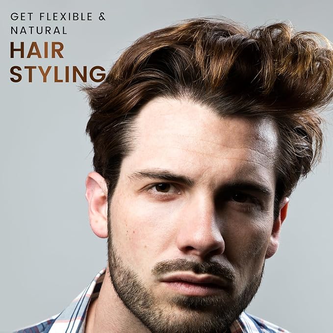 MGA Vegan Hair Styling Gel - Scalp Rescue Organic Formula for Flexible & Natural Hair Style | Curly Hair Products for Men & Women Provides Frizz Control | Alcohol Free & Color Safe Hair Gel, 5.5 Fl Oz