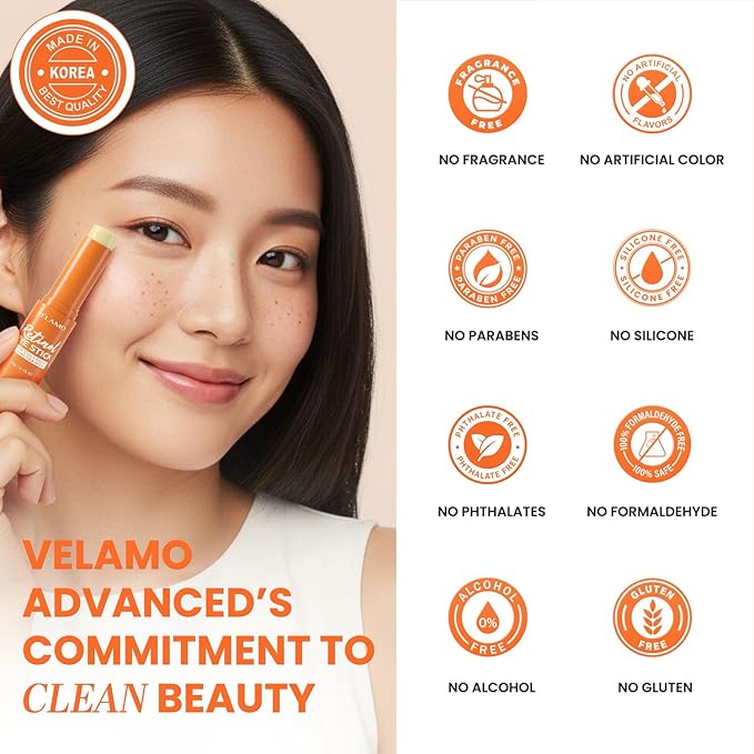 VELAMO ADVANCED Retinol Eye Stick: Plumping & Smoothing Under Eye Balm for Dark Circles, Puffiness & Wrinkles - Made in Korea, Upgraded Formula with Collagen, Niacinamide & Peptides 0.35 OZ/10g 2 Pcs