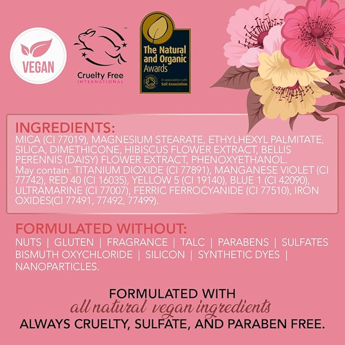 Rachel Couture Eyeshadow Palette with Natural Ingredients & Pure Pigments | Vegan & Cruelty-Free | Infused with Natural Botanical Extracts – 9 Colors - Rachel Select