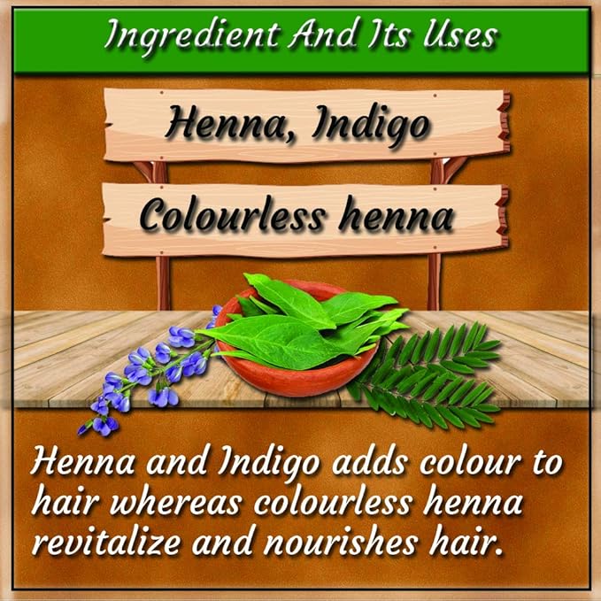 Indus Valley Bio Organic Natural Henna Powder For Hair Dye Copper Brown- 3.5 oz