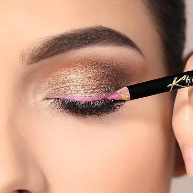 Eyeliner Pencil, Glide On, Waterproof, Ultra Smooth & Creamy Application, Long-Lasting, Matte Finish Versatility, Smudge-Proof, Ophthalmologist Tested, Cruelty Free & Vegan, #13 Summer Pink