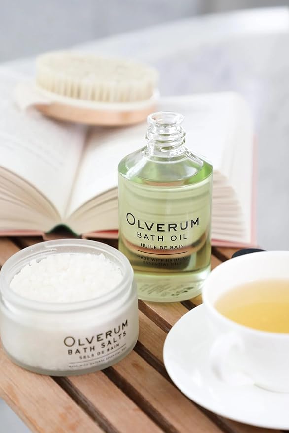 OLVERUM - Natural Bath Oil | Vegan, Cruelty-Free, Revitalizing Clean Beauty Bath Oil (8.5 fl oz | 250 ml)