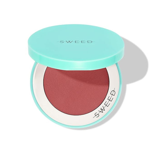 SWEED - Air Blush Cream | High Pigmented, Velvet Finish | Vegan, Cruelty-Free, Clean Beauty (Fancy Face, 0.17 oz | 5 g)