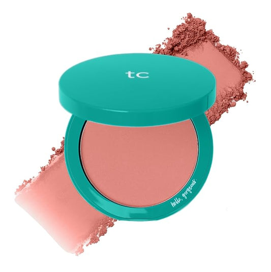 Thrive Causemetics Dream Chaser Reviving Powder Blush, Moisturizing Blush Makeup Essential with Vitamin E for Women, Long Lasting, Lightweight Face Makeup, Vegan, Shade Taffy (Earthy Pink Matte)