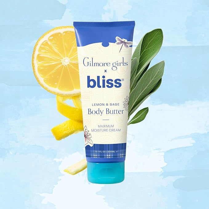 Bliss Gilmore Girls x Lemon & Sage Body Butter | Nourishing All-Over Body Cream for All-Day Moisture