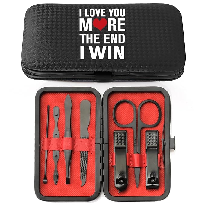 Valentines Couple Gifts,Christmas Couples Unique Gifts for Him Her Meaningful Presents from Boyfriend Girlfriend Valentines Day Birthday Gift Stocking Stuffers,Nail Clippers Manicure Kit for Women Men