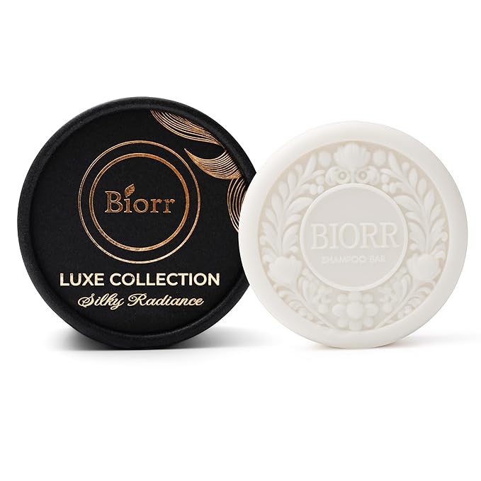 BIORR Rice Water Shampoo Bar for Hair Growth | 3.5 oz | 60+ Washes | Strengthen & Repair Damaged Hair | Sulfate-Free, Vegan, pH-Balanced | Fresh Citrus Scent
