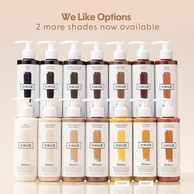 dpHUE Gloss+, Copper - 6.5 oz (8-12 Applications) - Semi-Permanent Hair Color & Conditioner - Lasts Up to Eight Washes - Paraben, SLS & SLES Sulfate Free - Vegan, Leaping Bunny Certified