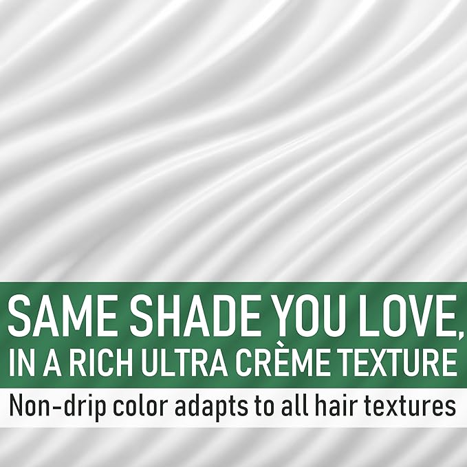 Garnier Nutrisse Ultra Crème Hair Color, Permanent Hair Dye with 100% Gray Coverage, Vegan & Cruelty-Free, 50 Medium Natural Brown (Truffle), 2 Count