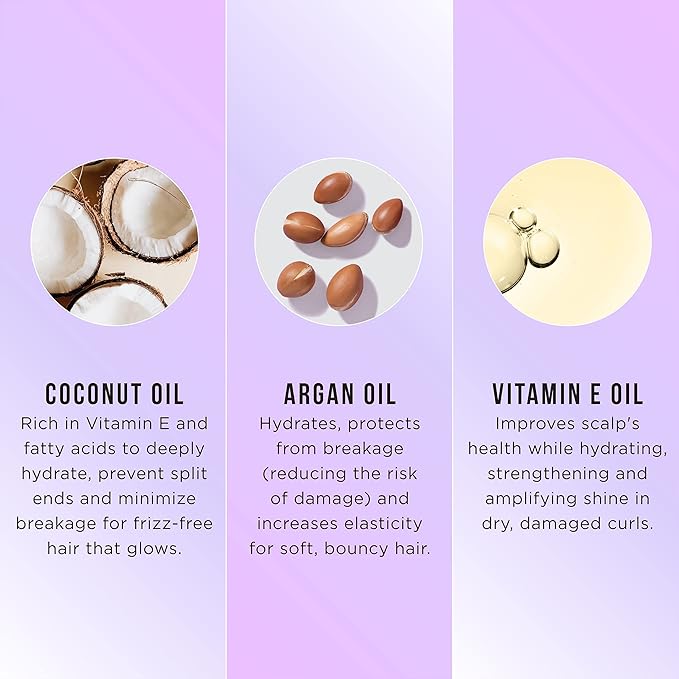 HASK CURL CARE Intensive Deep Conditioner Treatments for curly hair- vegan formula, cruelty free, color safe, gluten-free, sulfate-free, paraben-free