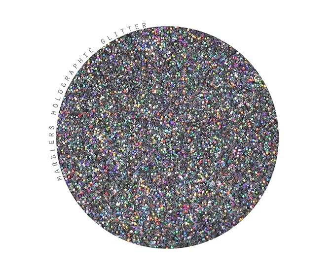 MARBLERS Holographic Face & Body Glitter [Holo Galaxy] 0.18oz (5g) | Fine | Non-Toxic | Vegan | Cruelty-Free | Festival, Rave & Party Makeup | Eye, Hair, Nail Polish, Eyeshadow | Nail Art | Gel Nail