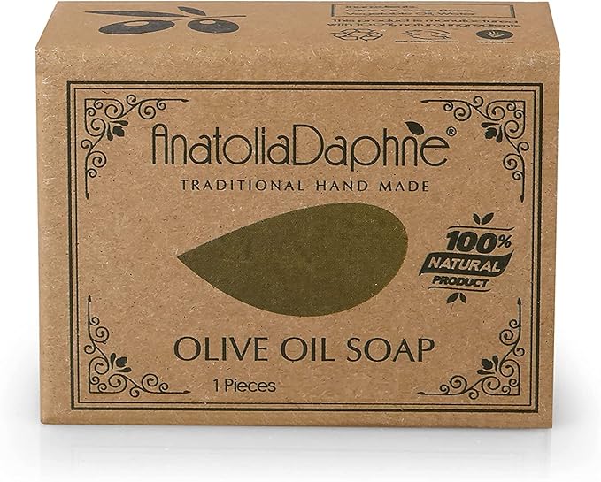 Olive Oil Soap Bar - Handmade 100% Pure Natural & Vegan - 5.3 oz Each Bar (9 Bars)