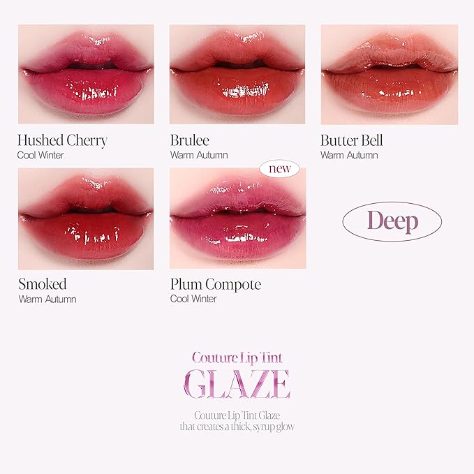 Espoir Couture Lip Tint Glaze #1 Apple Sorbet | Volumizing Lip Stain with Juicy Texture, Long-Lasting & Vibrant Colors, Moisturizing & Hydrating, Glossy Formula, Vegan, Korean Makeup, 0.14 oz