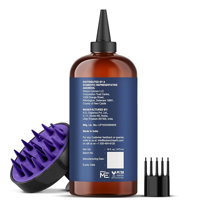 Botanic Hearth Hair Oil for Hair Growth | Rosemary Oil for Hair Growth with Biotin, Castor & Jojoba | Hair Relaxers & Dry Scalp Treatment | Color Safe | All Hair Types | 16 Fl Oz