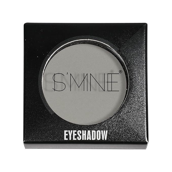 IS'MINE ISMINE Single Eyeshadow Powder Palette Matte Grey, High Pigment, Longwear Single Grey Eye Makeup for Day & Night (#03)