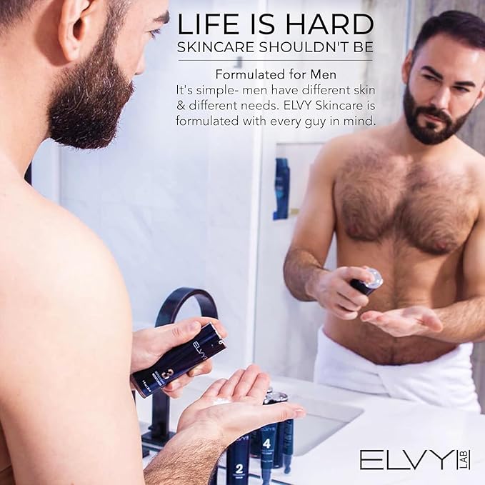 Replenishing Men's Face Moisturizer | Hydrating Vitamin E & Shea Butter Face Cream for Men Conatain Hyaluronic Acid Ceramides | Non-Greasy Daily Facial Moisturizer for All Skin Type 1 Fl Oz