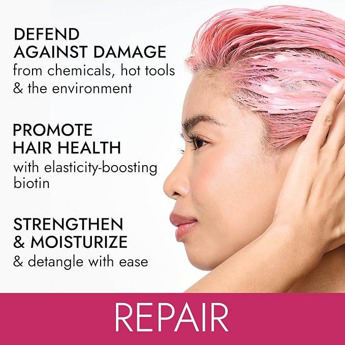 ion Repair BB Cream Leave in Conditioning Treatment, for All Hair Types, Paraben Free & Vegan 6 fl oz