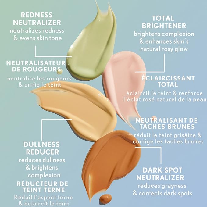 COVERGIRL Clean Fresh Color Correcting Serum â€“ Moisturizer, Face Primer, Skincare, Vegan Formula â€“ Light, 30ml (1.0 fl oz)