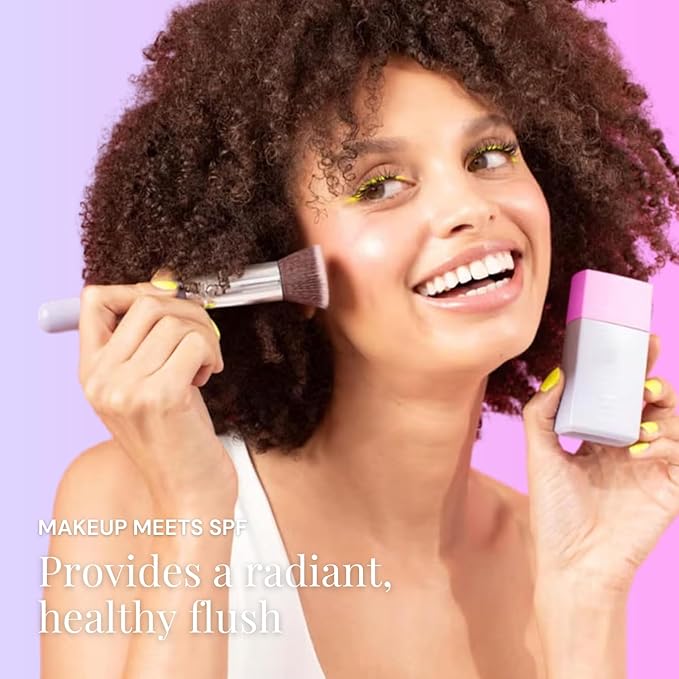 Naked Sundays CabanaGlow SPF 50 Blush – Cream Blush Serum Sunscreen with Non-Nano Zinc, Hydrating Skincare Actives & Luminous Glow Finish