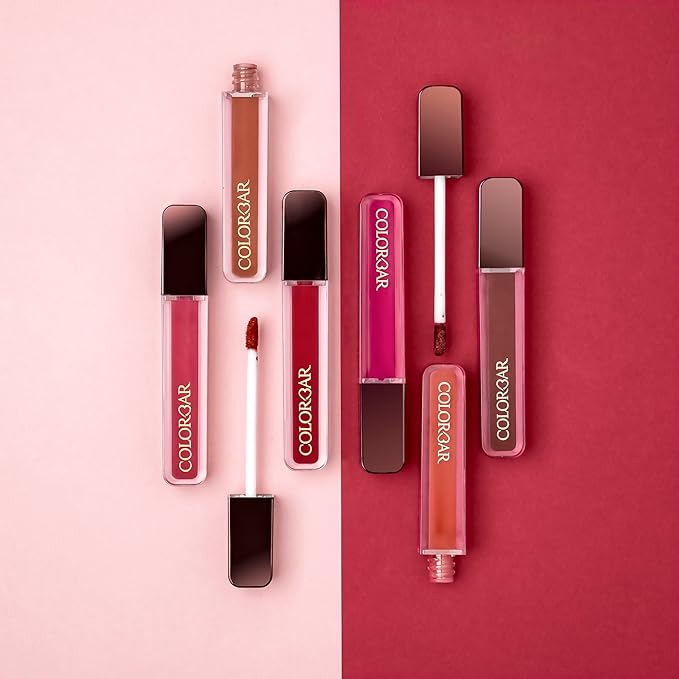 Colorbar Powerkiss Vegan Matte Lipcolor - Hydrating Matte Lipstick - Talc-Free and Highly Pigmented Liquid Lipstick - 001 Show Down - 0.16 oz