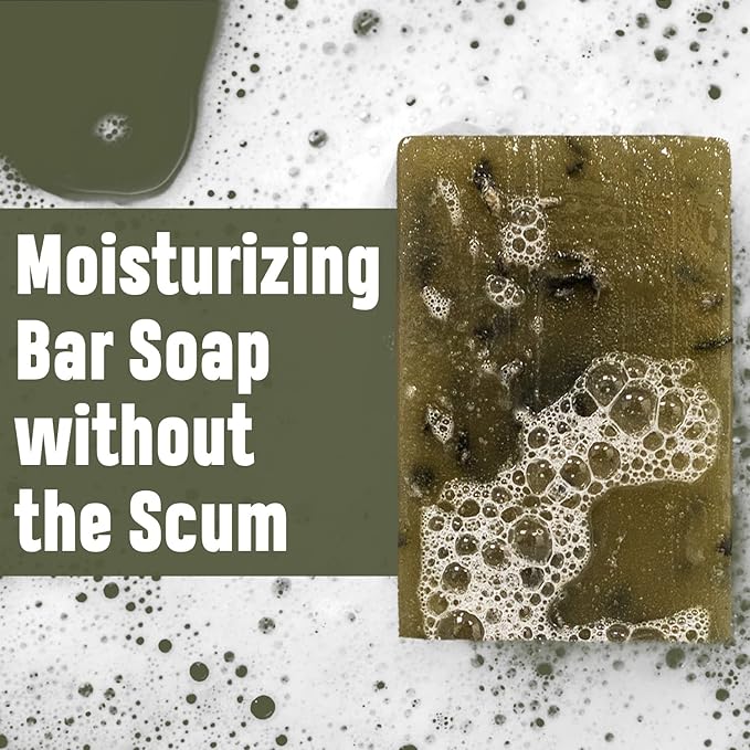 Ness Mens Soap Bar - Maritime Moss Scent, Natural Soap For Men With Organic Ingredients, Mens Bar Soap With Essential Oils, Moisturizing Bar Soap For Men, Handmade In The USA, Cruelty Free, Vegan