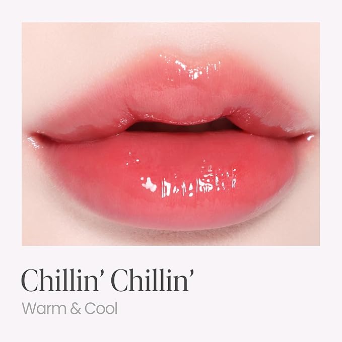 Espoir Couture Lip Tint Glaze #3 Chillin' Chillin' | Volumizing Lip Stain with Juicy Texture, Long-Lasting & Vibrant Colors, Moisturizing & Hydrating, Glossy Formula, Vegan, Korean Makeup, 0.14 oz