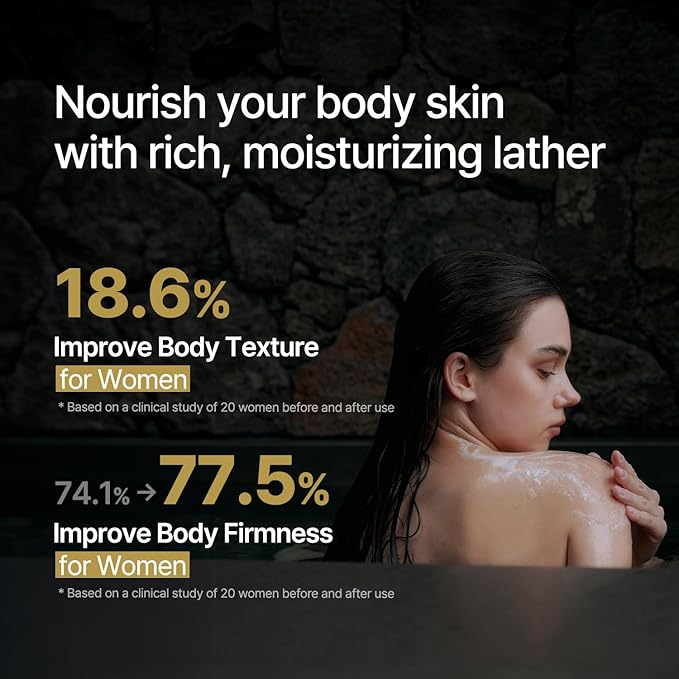 Manantio Women’s Vegan Body Cleanser, Premium Body Wash for Smooth Texture, Firmness & Hydration, Improves Skin Elasticity and Moisture Balance, 300ml / 10.14 fl oz