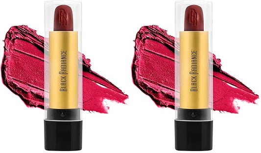 Black Radiance Perfect Tone Lipstick Lip Color, Reggae Red, 0.13 Ounce (Pack of 2)