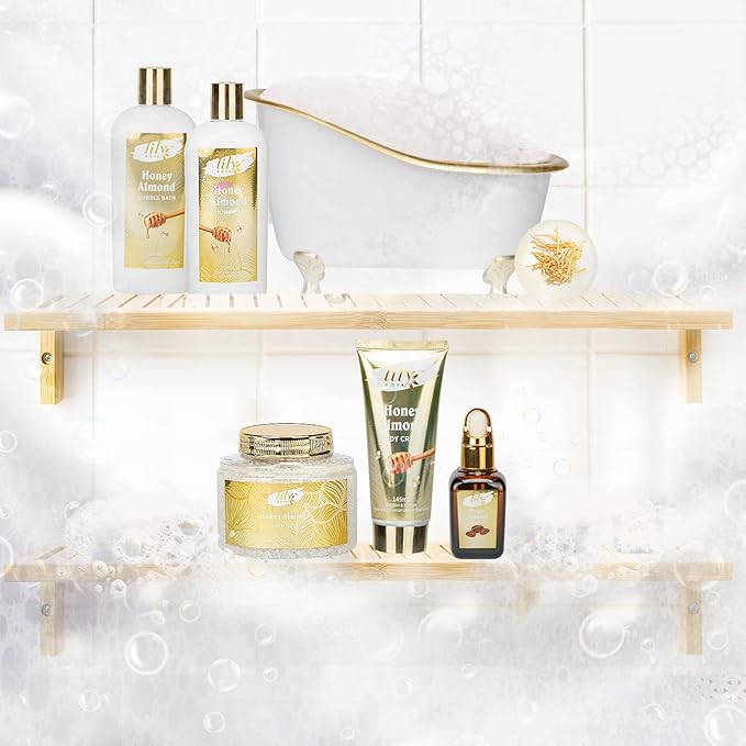 Mothers Day Gifts for Women - 7-Piece Spa Gift Set, Bath and Body Gift Set, Bath Collection | Valentines Day Gifts for Mom, Fathers Day, Birthday, Christmas Gift, Holiday Present for Women