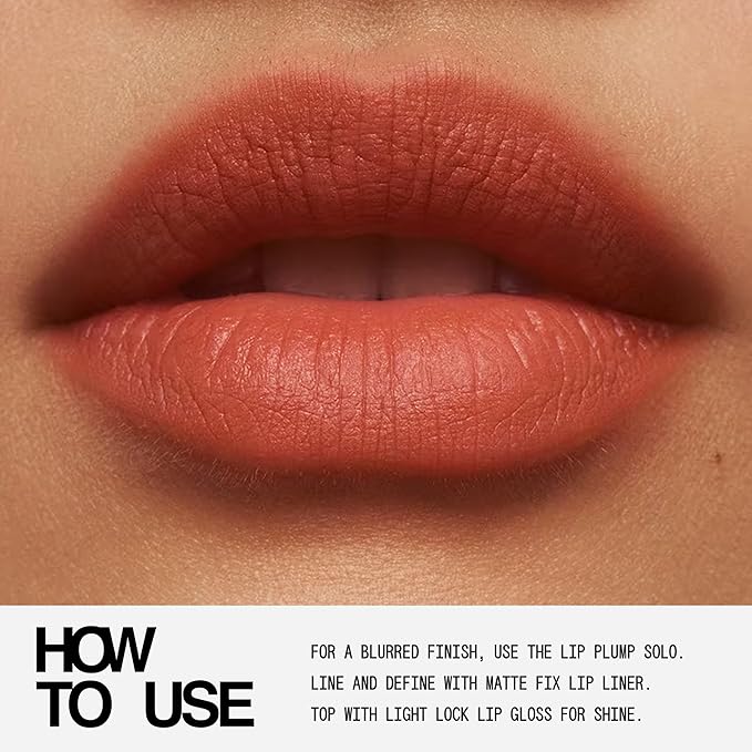 about-face Blur Matte Lip Plump – Soft-Matte Liquid Lipstick with Plumping Effect – Hydrating, Vegan, Cruelty-Free, Clean Beauty – 0.2 oz (Kismet - Cool Pink)