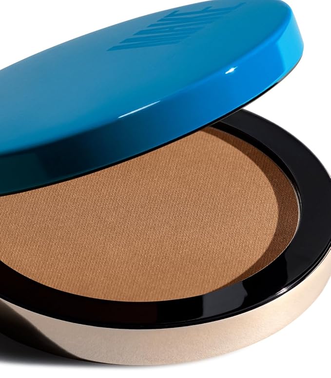 MAKE Beauty Skin Mimetic Microsuede Bronzer Powder - Matte Bronzing Powder Contour, Buildable Formula, Non Comedogenic, Long Lasting Color. Shade - Lunar for Fair to Light Skin