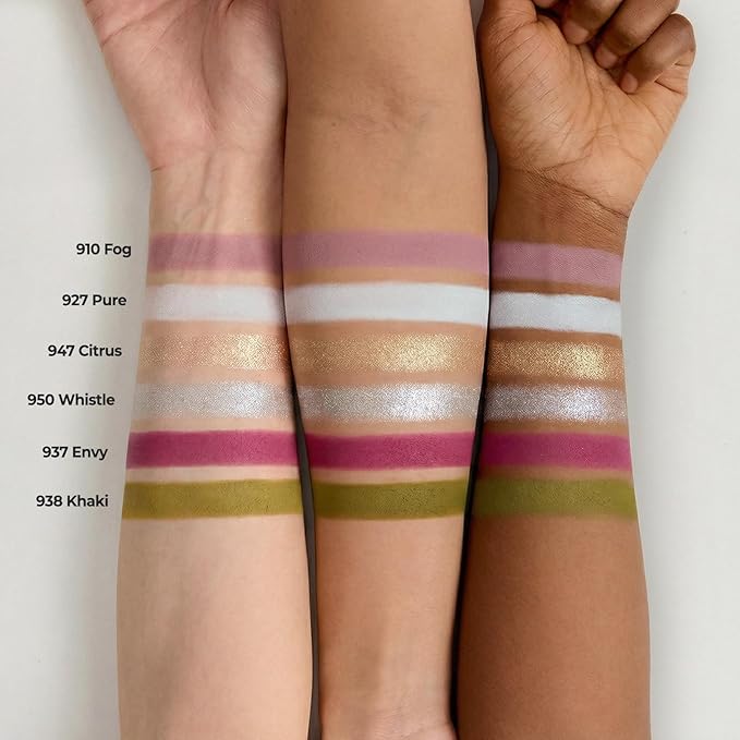 Laka Mono Single Eyeshadow, High Pigment Eye Shadow, Easy Apply, Long Lasting Color, Smooth Blendable Formula, Vegan, K-Beauty (#910 Fog)