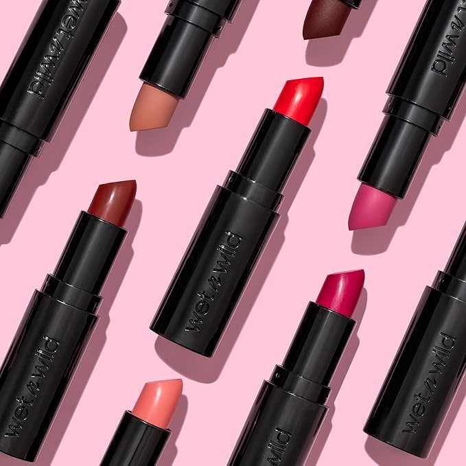 wet n wild Mega Last Matte Lip Color, Semi Matte Hyaluronic Acid Infused, Long Lasting Full Coverage for a Nourishing Pout, Cruelty-Free & Vegan - Cinnamon Spice