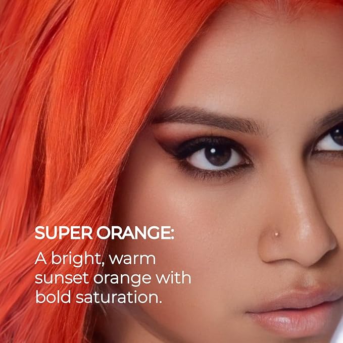 XMONDO Hair Super Orange Depositing Mask & Semi-Permanent Orange Dye | Infused with Bond Booster Technology & Hyaluronic Acid for Nourishment, Revitalization & Repair, Vegan Formula, 8 Fl Oz 1-Pack