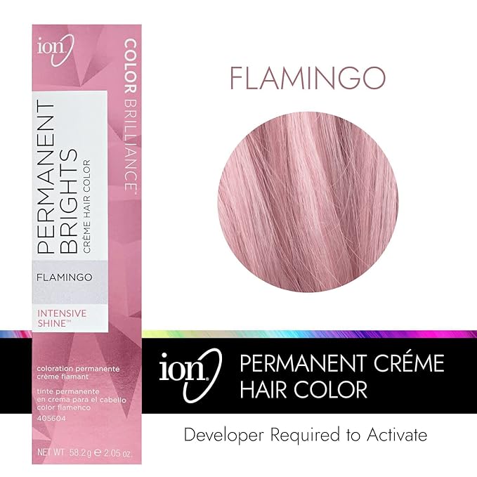 Ion Permanent Brights Creme Hair Color Flamingo Flamingo