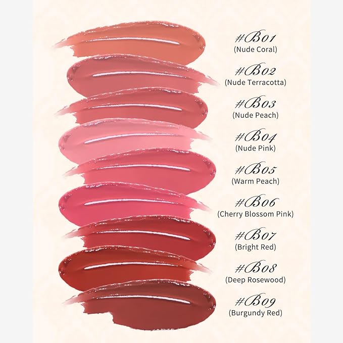 Flower Knows Swan Ballet Shine Lipstick,Hydrating Solid Lip Gloss,Moisturizing Red Tinted Lip Balm-Long Lasting Lip Gloss in Balm for Girls&Women(B07 Ballet Dream)