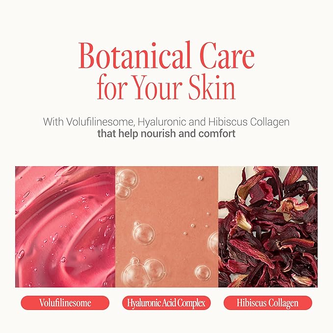 ANILLO Petal Glow Balm - Korean Tinted Lip and Cheek Balm with Volufilinsome, Hyaluronic Acid Complex & Hibiscus Collagen - Glossy and Vegan K Beauty Lip Moisturizer & Cheek Blush (0.18 oz)