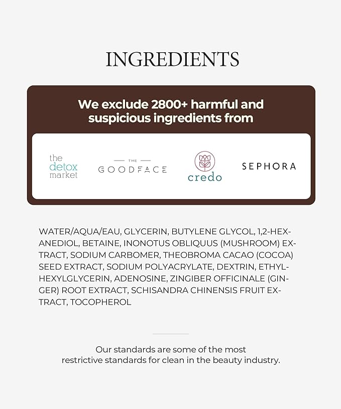 SERUMKIND Chaga Mushroom Serum for Face - Betaine Moisture Boost + Chaga-Derived Beta Glucans - Deep Hydration for Extremely Dry Skin - Korean Skincare - Vegan & Cruelty-Free – 1.01 fl.oz.