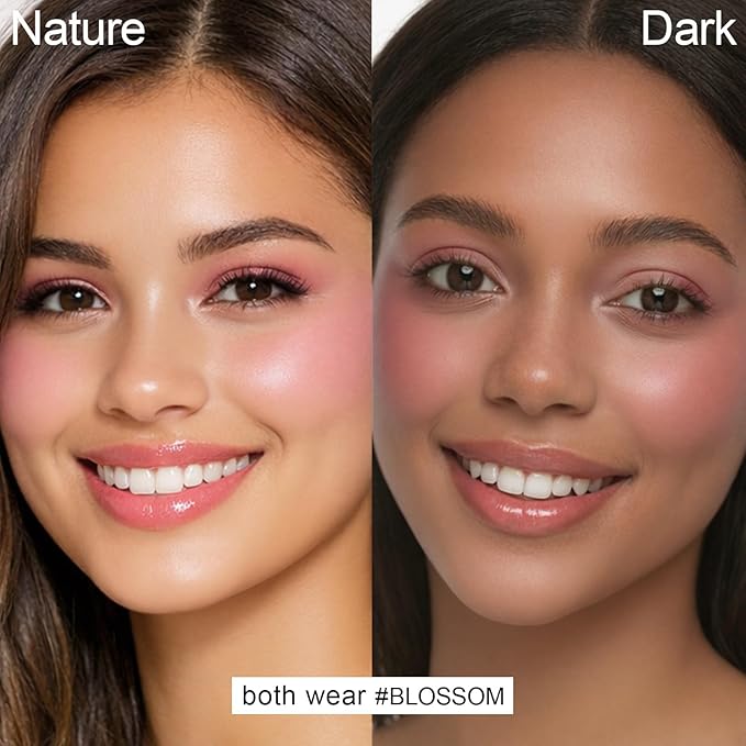 Cream Blush Stick - Multi-Use Makeup for Cheeks & Eyes, Lightweight & Blendable Formula, Satin Glow Finish, Hydrating Cream Blush for All Skin, Long Lasting Wear,BLOSSOM, 0.25 oz
