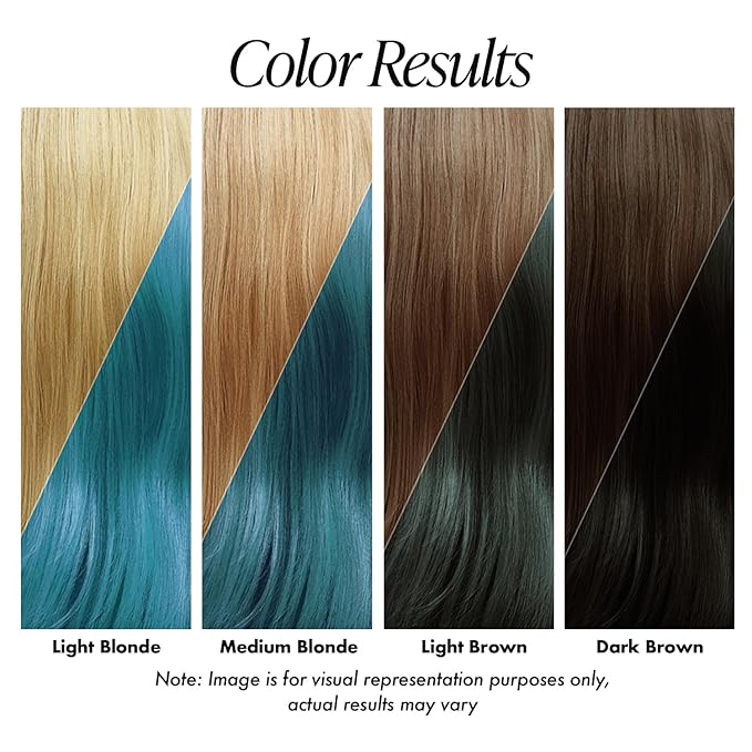 Adore Semi Permanent Hair Color (117 Aquamarine) (2 Pack) | Vegan & Cruelty-Free Blue Hair Dye | No Ammonia, No Peroxide, No Alcohol | 4 Fl Oz